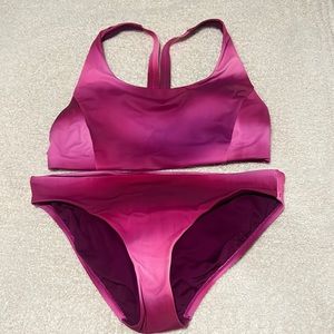 Malibu Bikini Top and Clean Bottom Electric Fushia